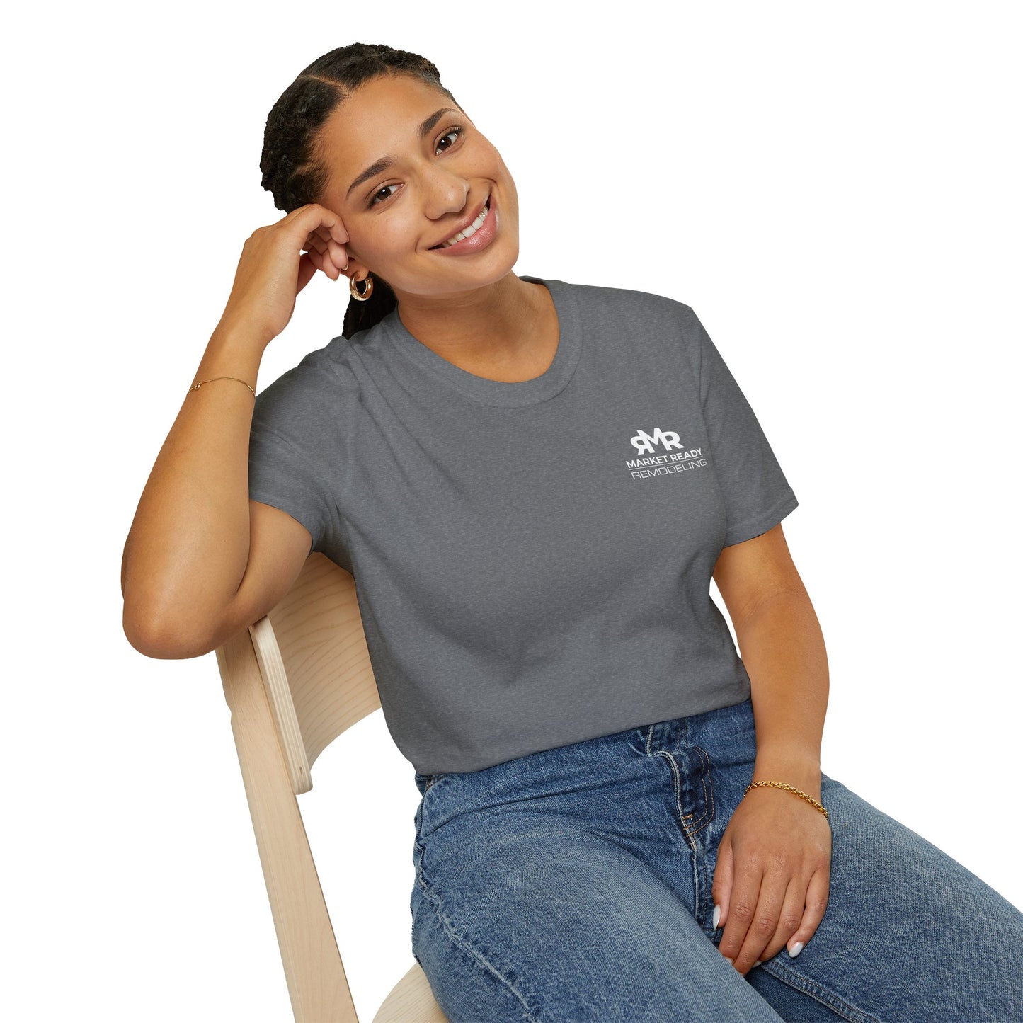 MRR Soft Style T-Shirt Unisex White Logo