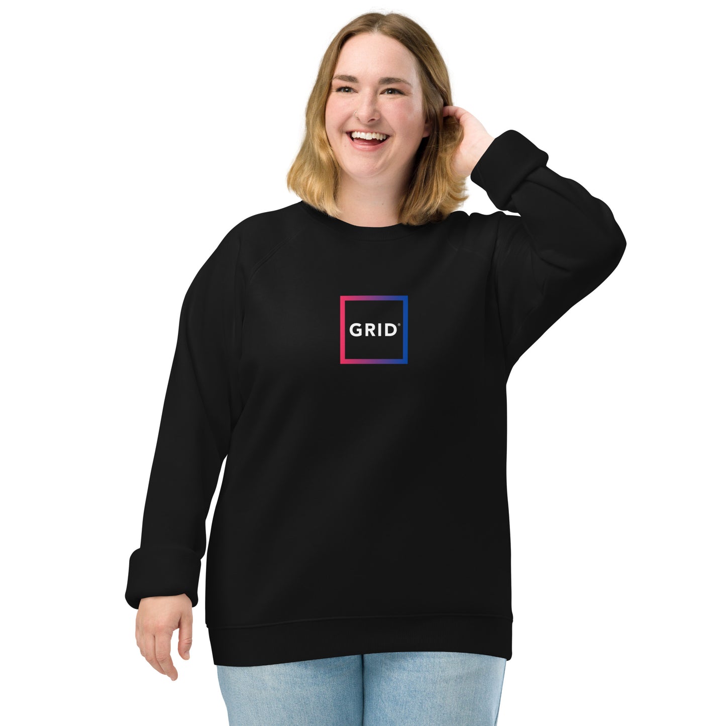 Unisex Organic Raglan Crewneck
