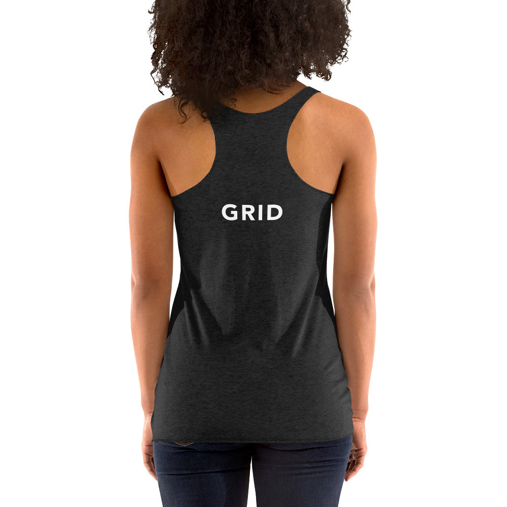 Women's Racerback Tank Top GRID