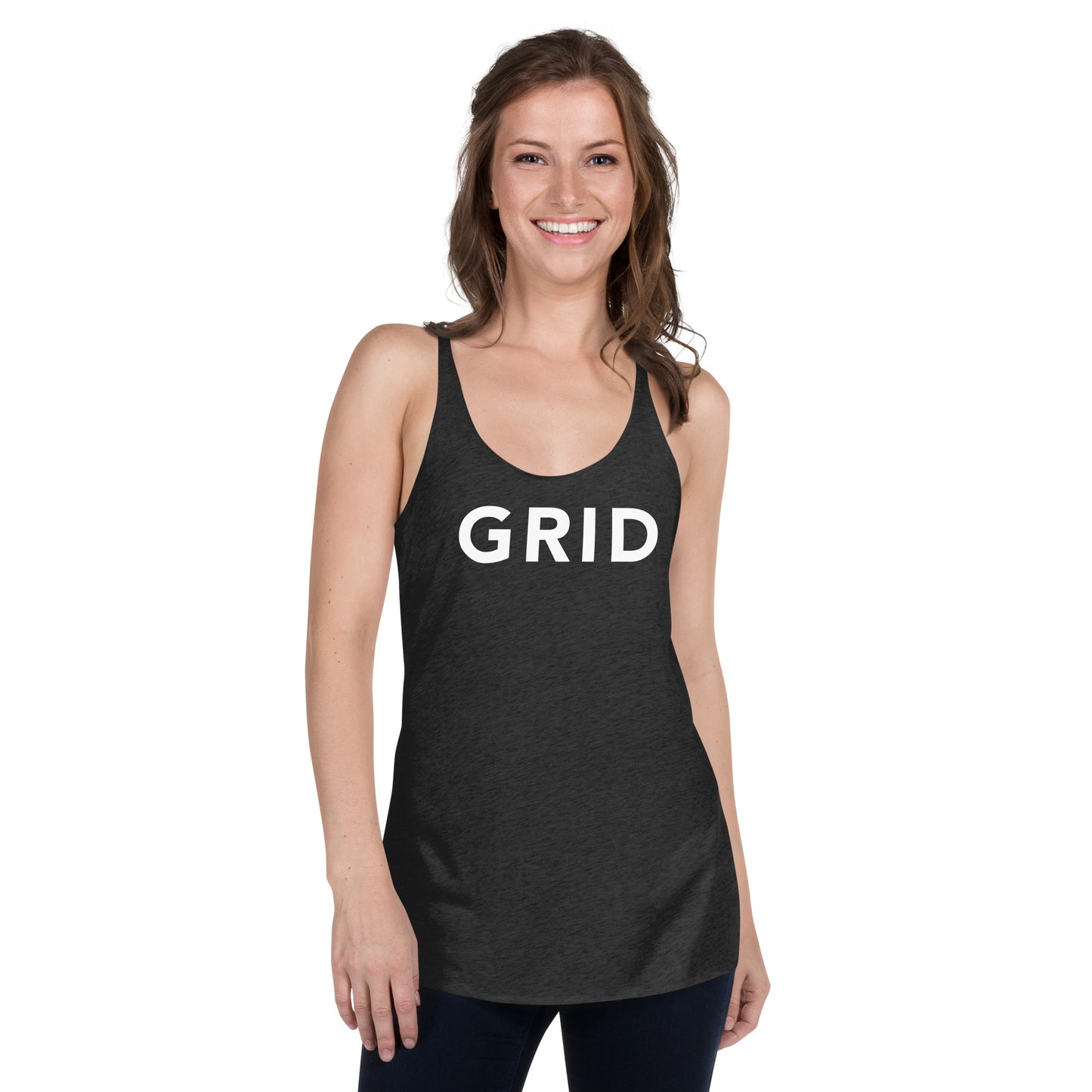 Women's Racerback Tank Top GRID