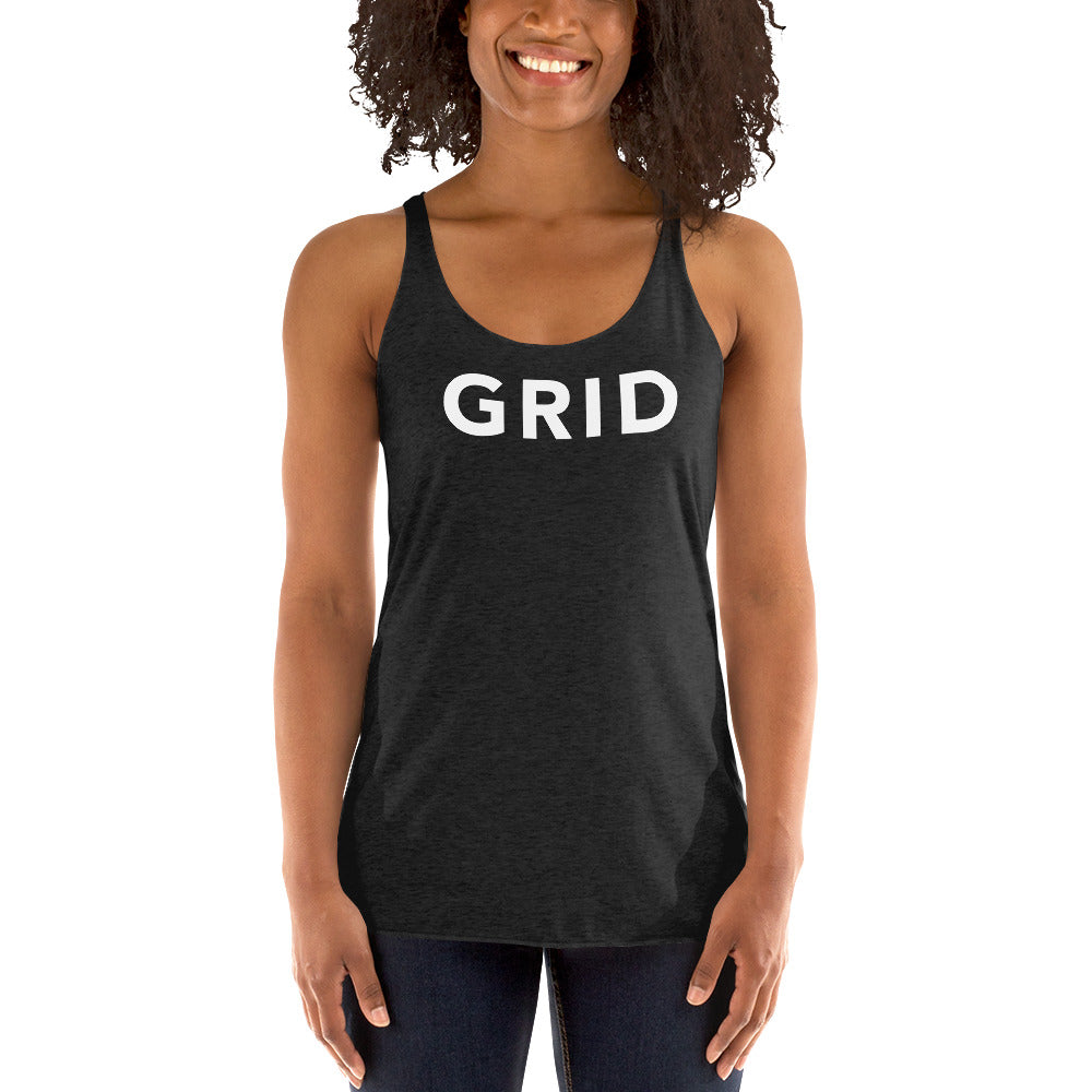 Women's Racerback Tank Top GRID