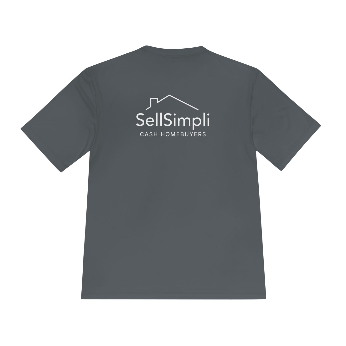 Sell Simpli White Logo Unisex Moisture Wicking Tee
