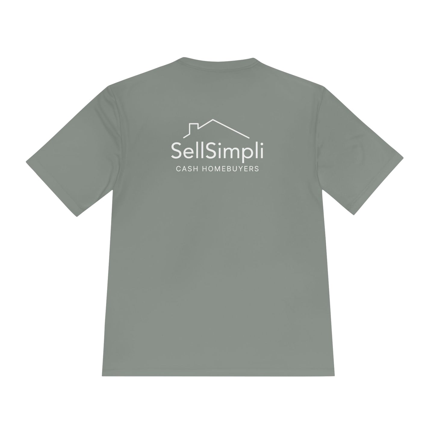 Sell Simpli White Logo Unisex Moisture Wicking Tee