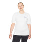 Sell Simpli White Logo Unisex Moisture Wicking Tee