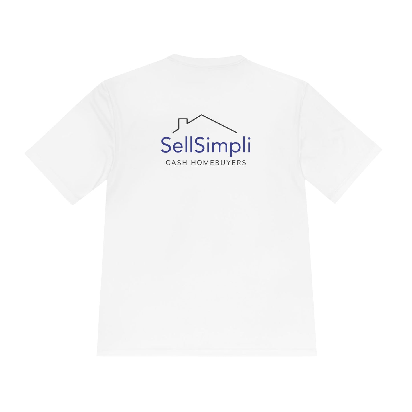 Sell Simpli White Logo Unisex Moisture Wicking Tee