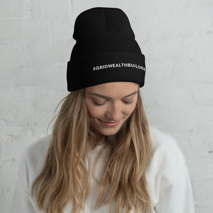 #GRIDWealthbuilder Cuffed Beanie